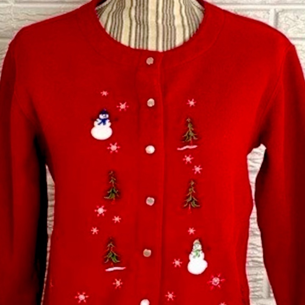 Classic Elements Vintage Classic Elements Snowman Sweatshirt XL